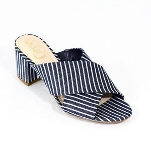 CIRCUS by SAM EDELMAN | Stevie Navy and White Stripes Sandal